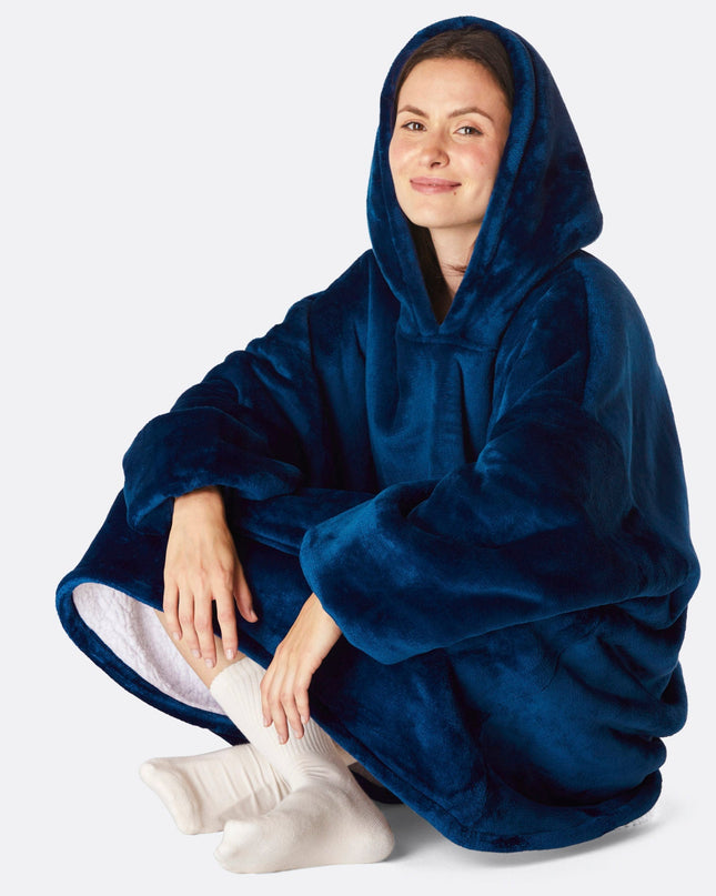 Navy HappyHoodie