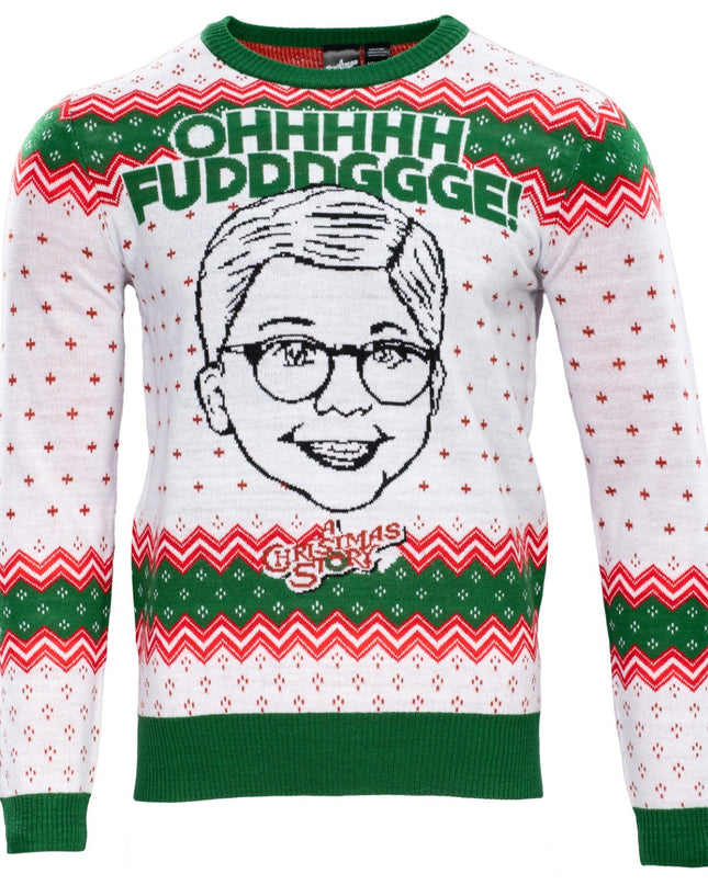 A Christmas Story Ralphie "Ohh Fuddggee" Ugly Sweater