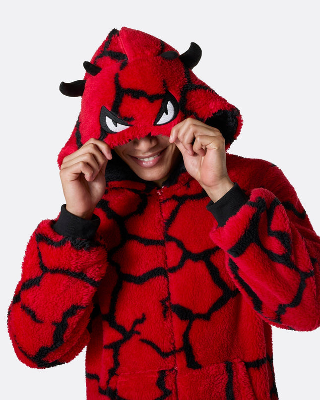 Men's Devil Halloween Onesie for Spooky Fun