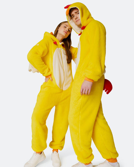 Women's Easter Chicken Onesie - Fun Holiday Pajamas