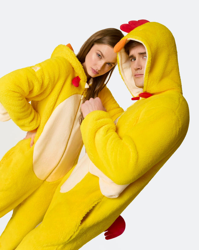 Women's Easter Chicken Onesie - Fun Holiday Pajamas