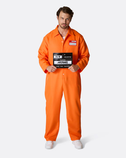 Men's Prisoner Halloween Onesie