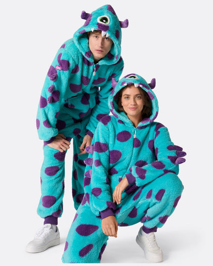 Women's Monster Onesie for Halloween Comfort and Fun