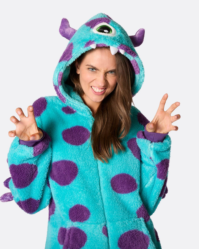 Women's Monster Onesie for Halloween Comfort and Fun