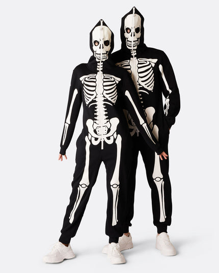 Men's Skeleton Halloween Onesie