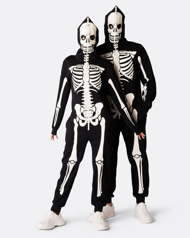 Men's Skeleton Halloween Onesie