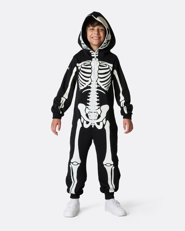 Kids' Skeleton Halloween Onesie for Spooky Fun