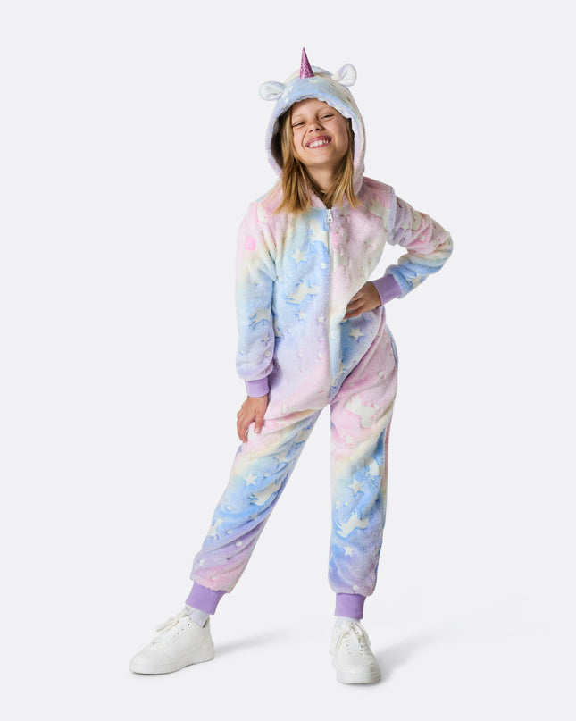 Kids' Unicorn Onesie for All-Year Comfort