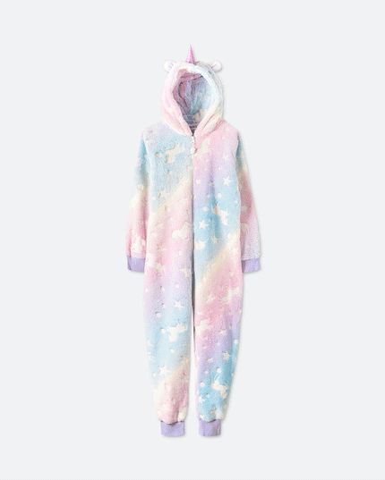 Kids' Unicorn Onesie for All-Year Comfort