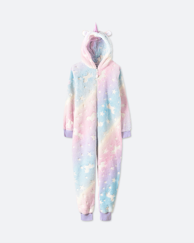 Kids' Unicorn Onesie for All-Year Comfort
