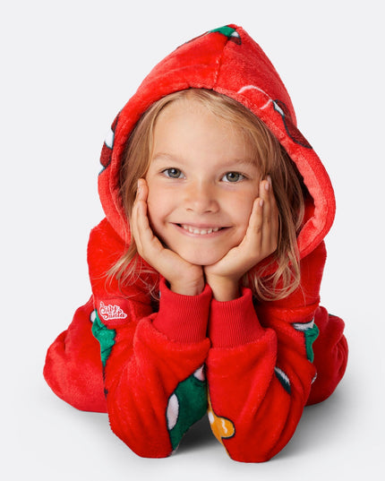 Kids' Red Hohoho Christmas Bodysuit