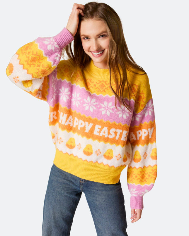 Women's Oversized Easter Sweater