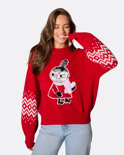 Women's Little My Oversized Christmas Sweater for Festive Fashion