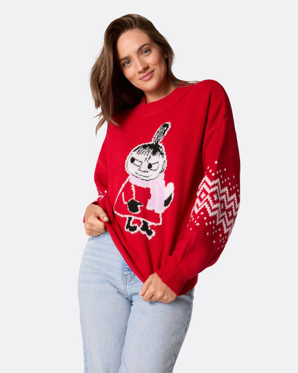 Women's Little My Oversized Christmas Sweater for Festive Fashion