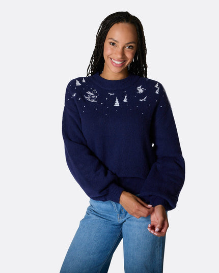 Women's Mummi Oversized Christmas Sweater for Holiday Joy