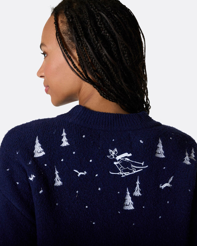 Women's Mummi Oversized Christmas Sweater for Holiday Joy