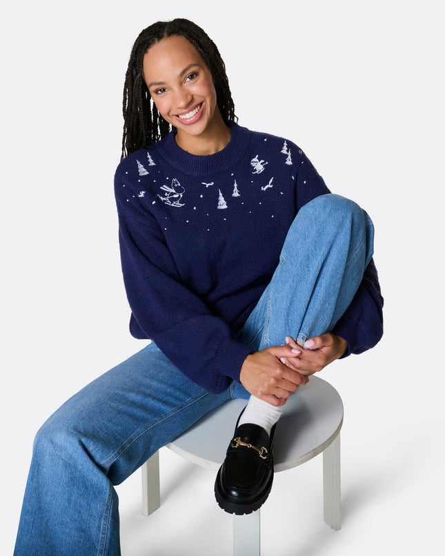 Women's Mummi Oversized Christmas Sweater for Holiday Joy