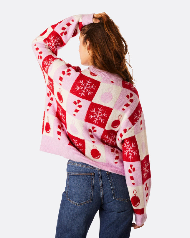 Women's Squared Oversized Christmas Sweater