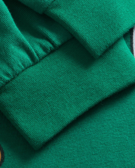 Kids' Green Hohoho Overall Christmas Pajamas