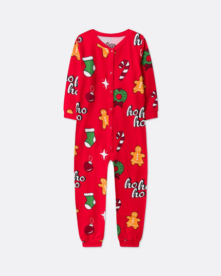 Kids' Red Hohoho Overall Pyjamas