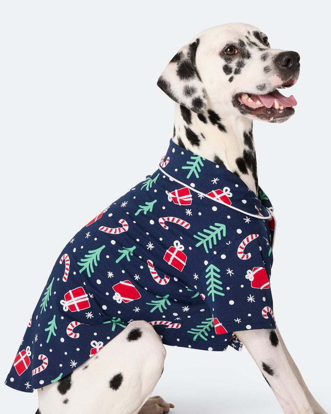 Blue Christmas Pajamas for Dogs