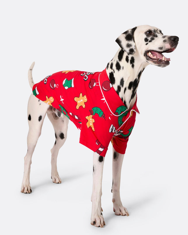 Dogs' Red Hohoho Christmas Pyjamas