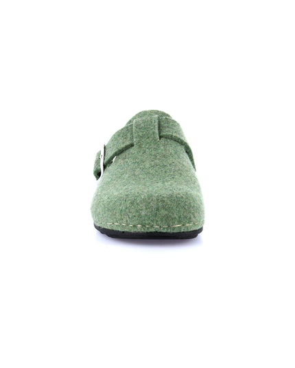 Grünland PILA Women's Slippers in Green Apple for Festive Comfort