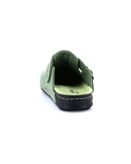 Grünland PILA Women's Slippers in Green Apple for Festive Comfort