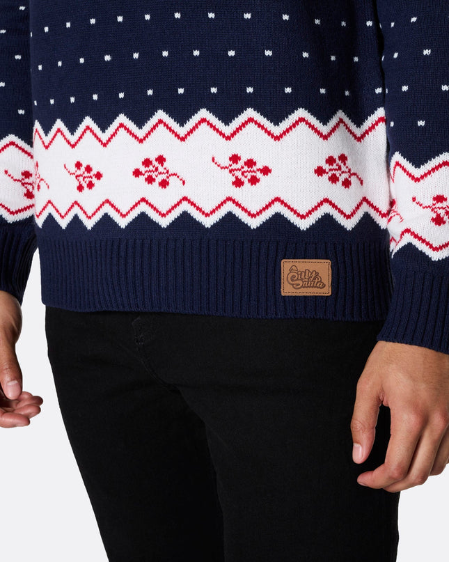 Men's Christmas Scenery Sweater
