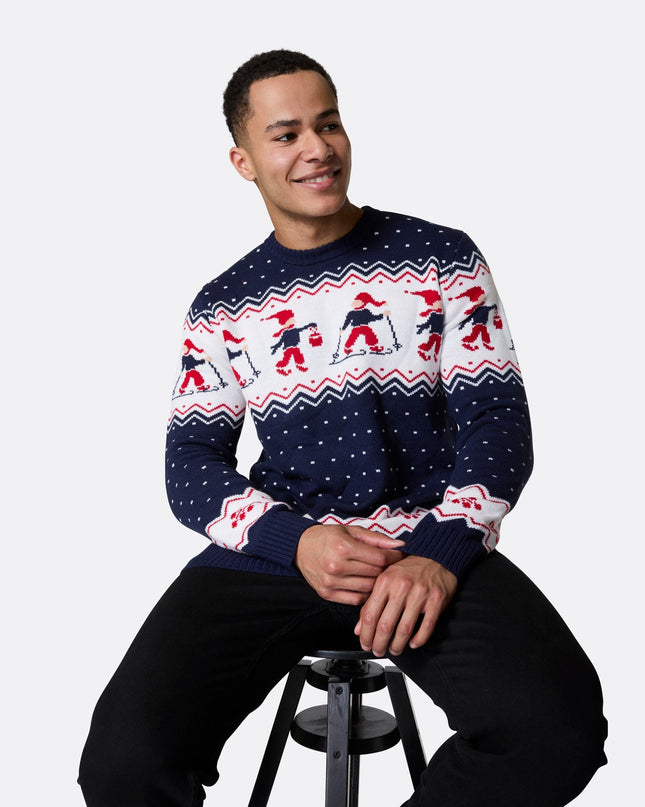 Men's Christmas Scenery Sweater