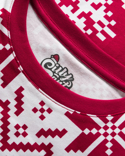 Red Christmas Knit Christmas Pyjamas Family