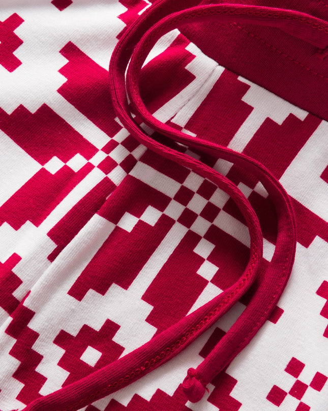 Kids' Red Christmas Knit Pyjamas