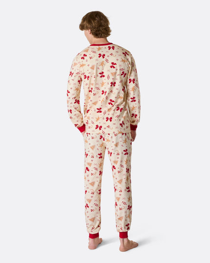 Men's Gingerbread Christmas Pyjamas for Cozy Nights