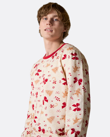 Men's Gingerbread Christmas Pyjamas for Cozy Nights