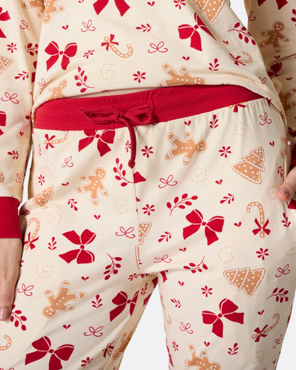 Women's Gingerbread Christmas Pyjamas