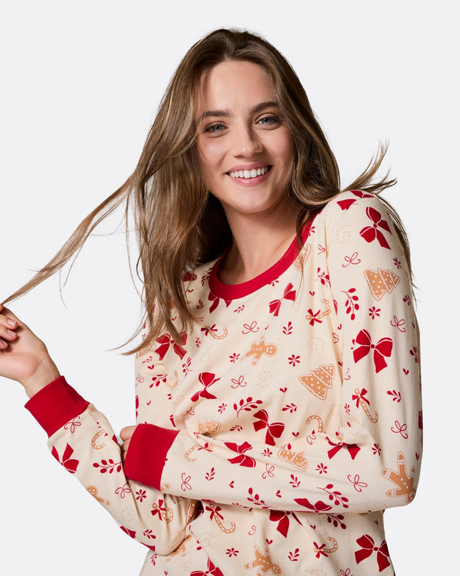 Women's Gingerbread Christmas Pajamas
