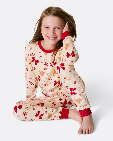 Kids' Gingerbread Christmas Pyjamas