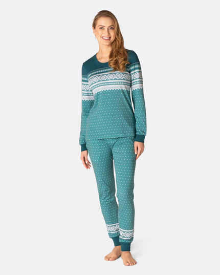 Marius Green Christmas Pajamas for Women