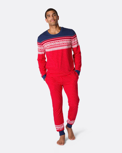 Marius Red Family Pajamas - Perfect for Holiday Gatherings