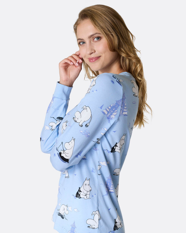 Women's Moomintroll Pajamas for Cozy Seasonal Relaxation