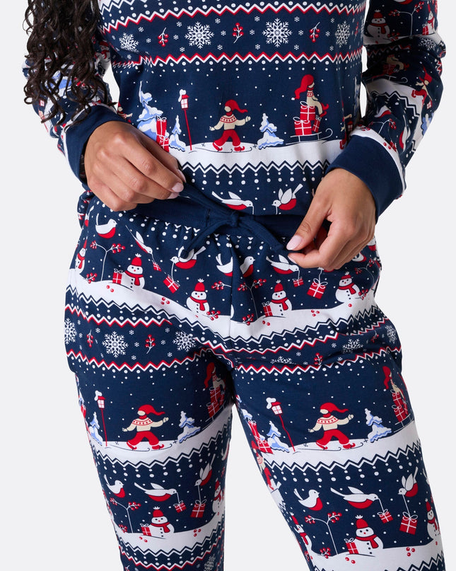 Women's Christmas Scenery Pyjamas
