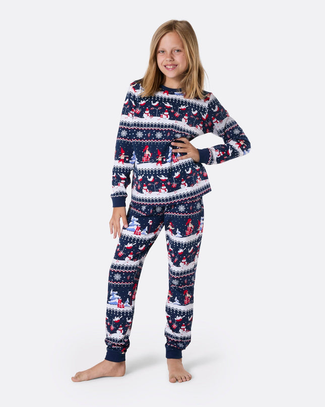 Christmas Scenery Pajamas for Kids