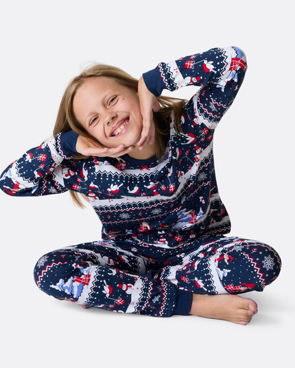Christmas Scenery Pajamas for Kids