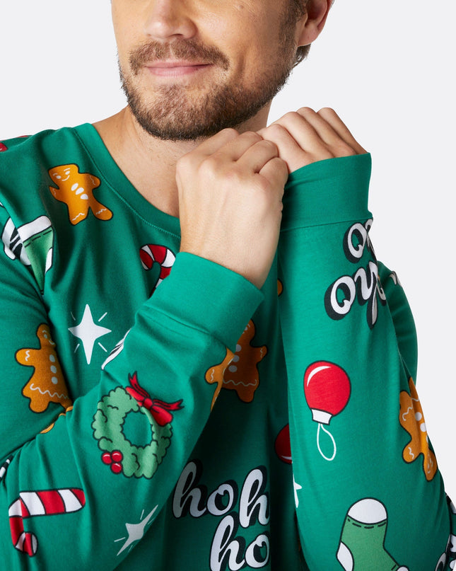 Men's Green Hohoho Pyjamas