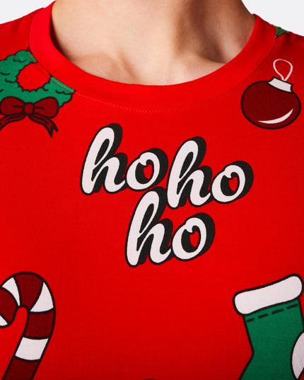 Men's Red Hohoho Christmas Pyjamas