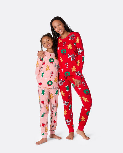 Women's Red Hohoho Christmas Pyjamas