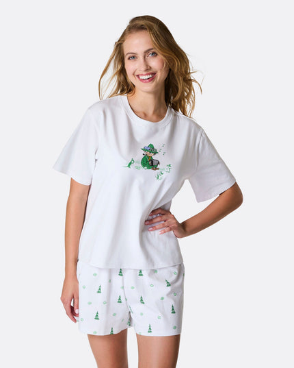 Women's Snufkin Short Pajamas for Fashionable Sleepwear