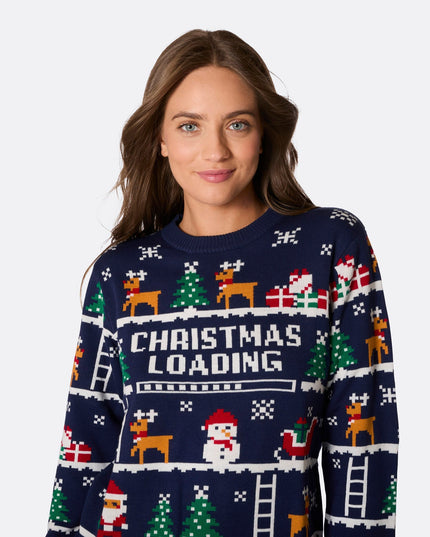 Women's Retro Video Game Christmas Sweater
