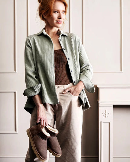 Grünland Women's Extra Short Boots in Brown for Stylish Comfort