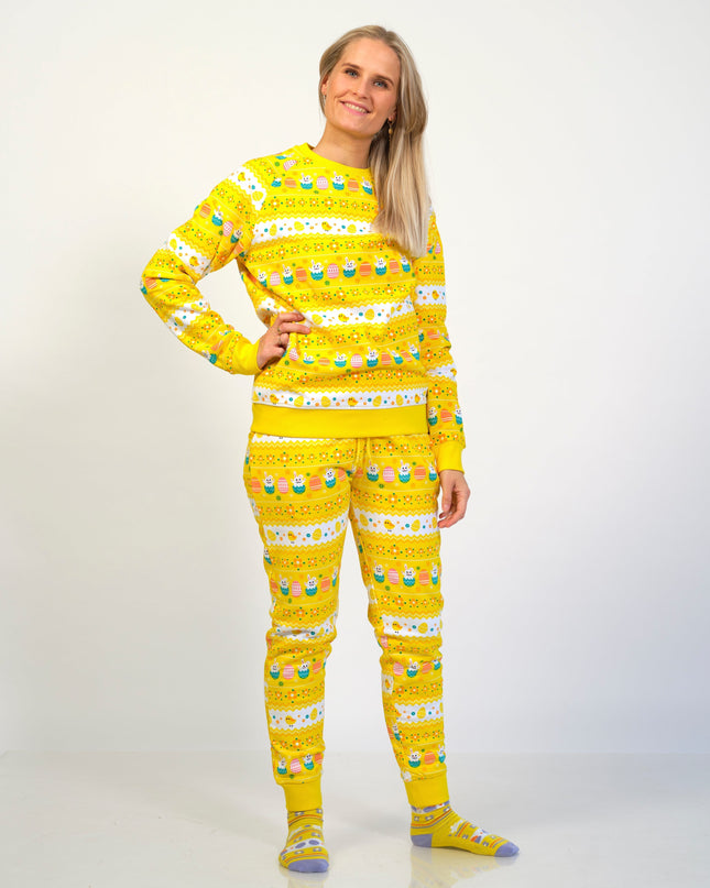 Yellow Easter Sweatsuit for Women